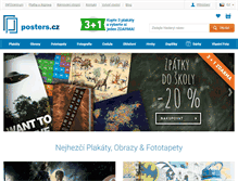 Tablet Screenshot of posters.cz